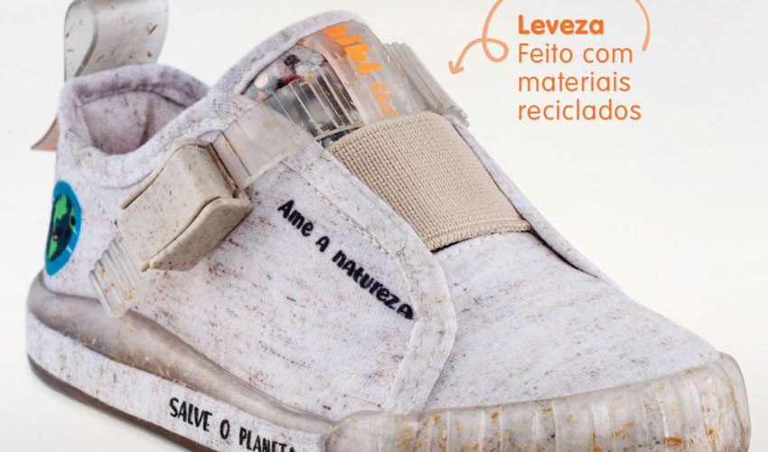  Bibi Eco: Feito de materiais recicláveis, novo calçado infantil une conforto e sustentabilidade