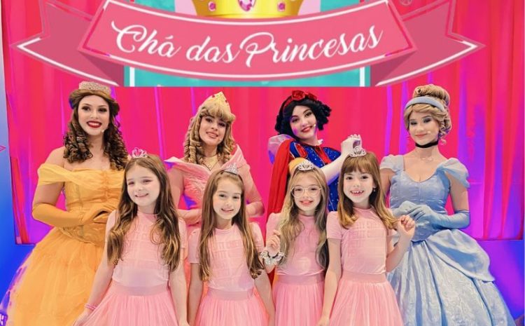 Chá das Princesas: Evento temático com as princesas Disney está de volta ao Atrium Shopping, em Santo André