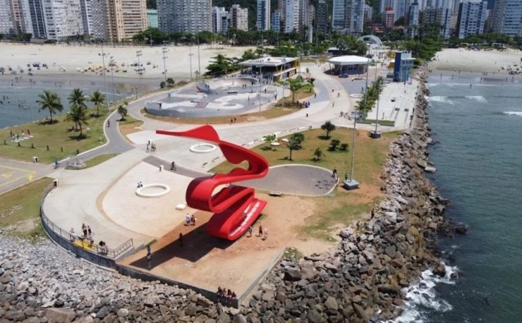  Com espaço infantil, novo Quebra-Mar gratuito em Santos é diversão garantida para toda a família