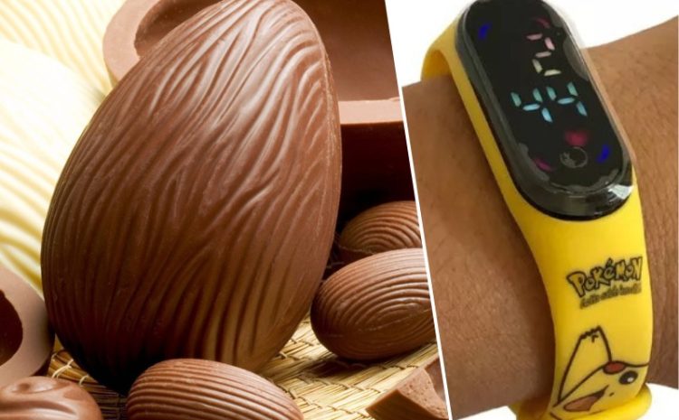  Chocolate Belga: Ovo de Páscoa Infantil vêm com smartwatch do Pokémon ou Stitch; saiba onde achar
