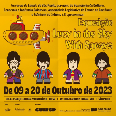 Exposição Lucy in the Sky with Spray - Divulgação